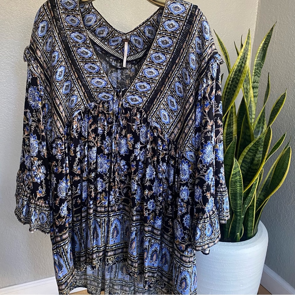 Moonlight Dance Ruffle Tunic Free People - Picture 4 of 5